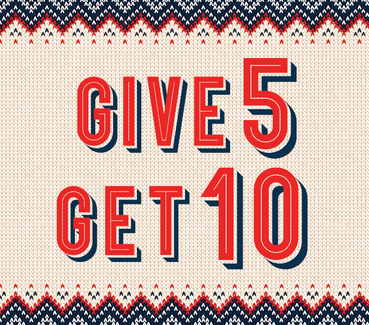 Give 5 Get 10 Promotion Image